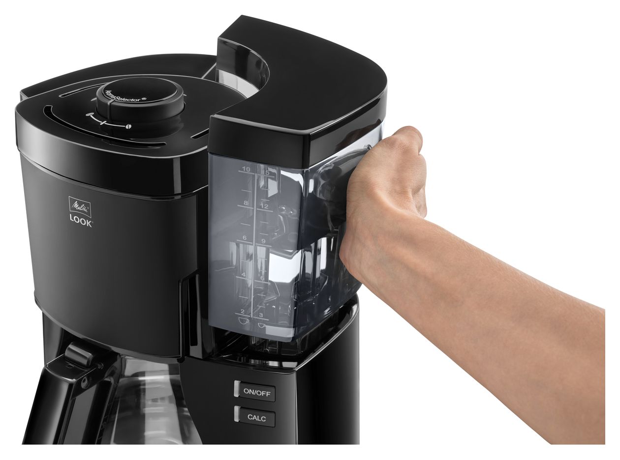 1025-02 Look V Basic 15 Tassen Filterkaffeemaschine 1,2 l  (Schwarz) 