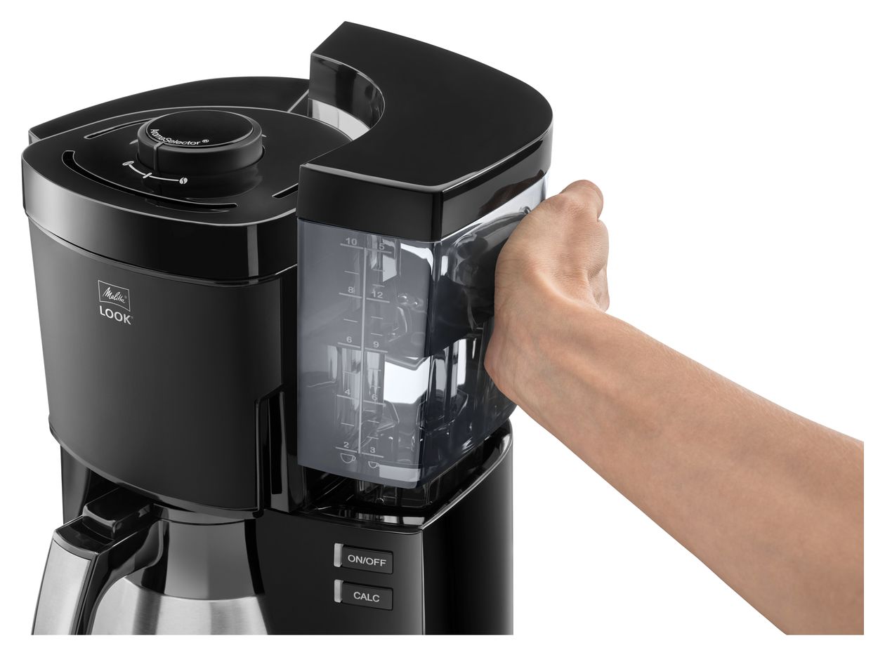 1025-12 Look Therm Timer 15 Tassen Thermo Filterkaffeemaschine 1,2 l  (Schwarz, Edelstahl) 