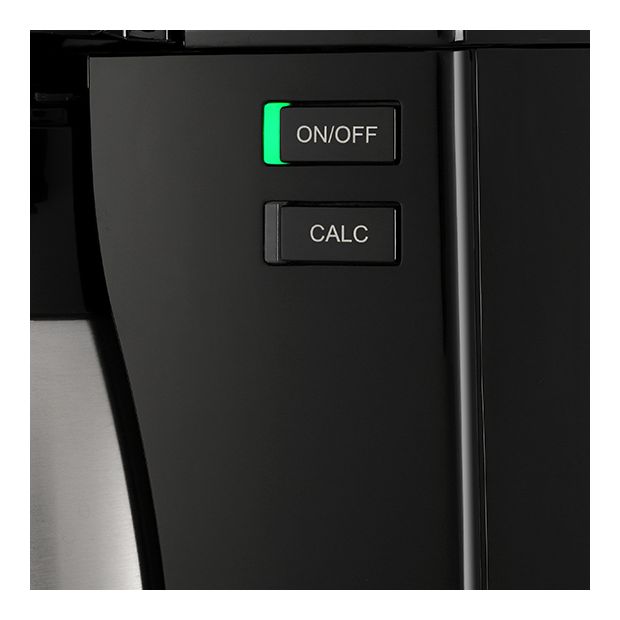 1025-16 Look V Therm Perfection 10 Tassen Thermo Filterkaffeemaschine 1,2 l  (Schwarz, Silber) 