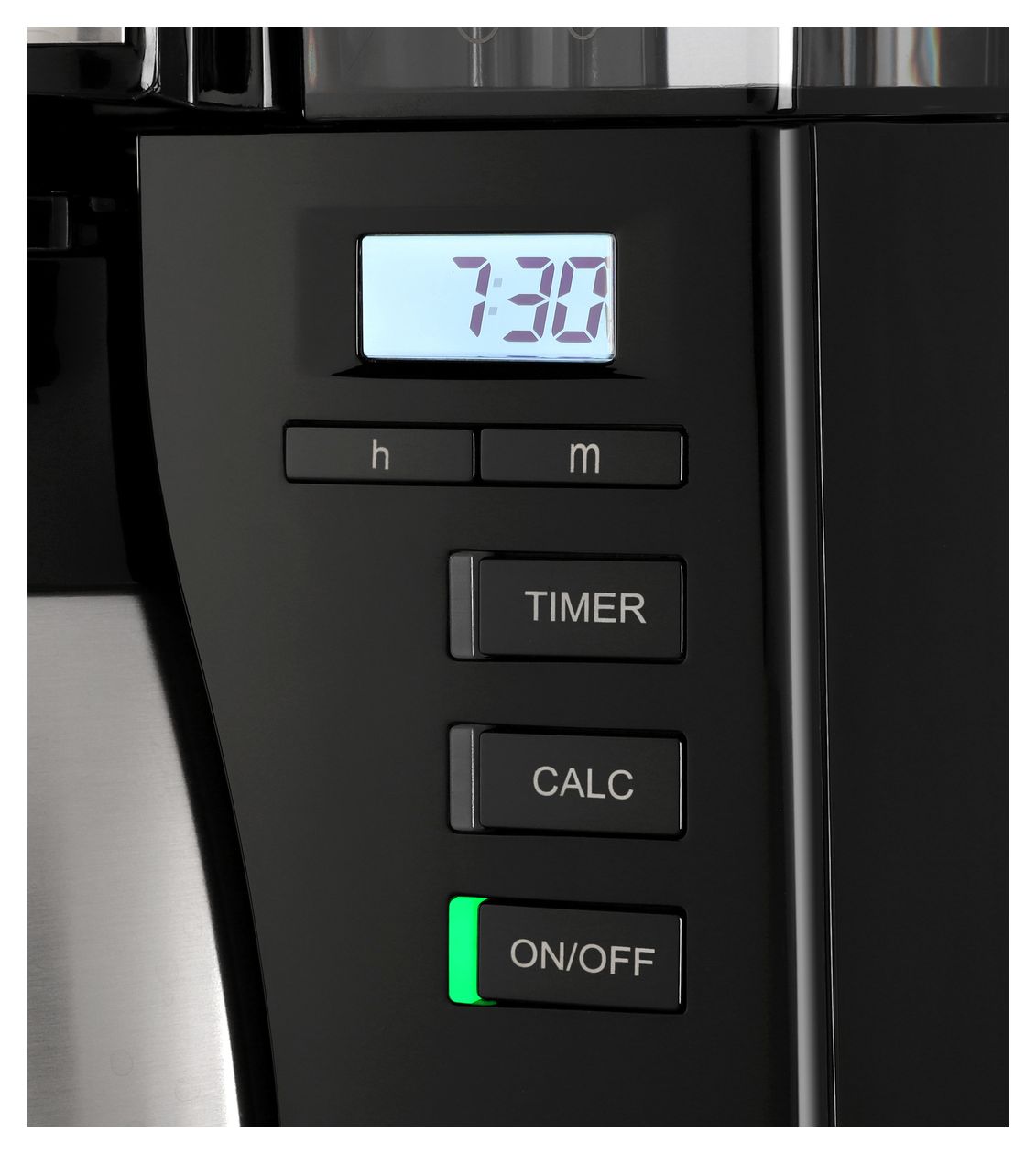 1025-18 Look Therm Perfection 10 Tassen Thermo Filterkaffeemaschine 1,3 l  (Schwarz, Silber) 