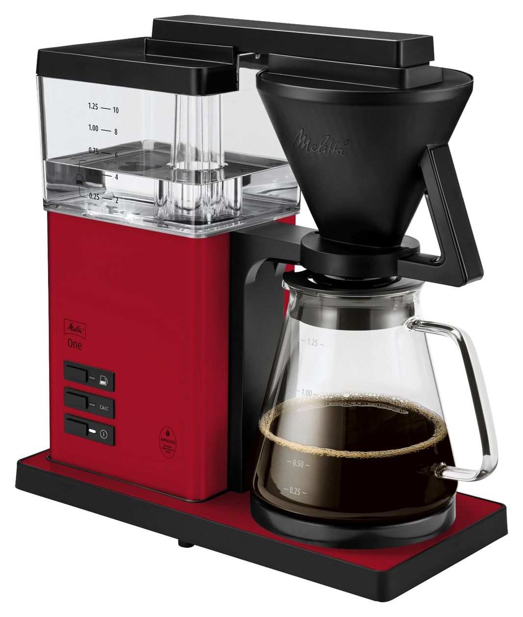 1031-04 One 10 Tassen Filterkaffeemaschine 1,2 l  (Rot) 