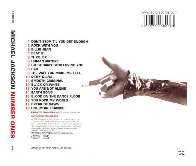 Michael Jackson - Number Ones 