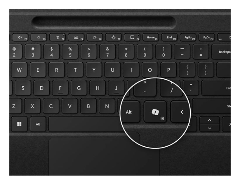 Pro Flex Keyboard für Microsoft Surface Pro (11th Edition), Surface Pro 10 for Business, Surface Pro 9, Surface Pro 8, Surface Pro X  (Schwarz) 