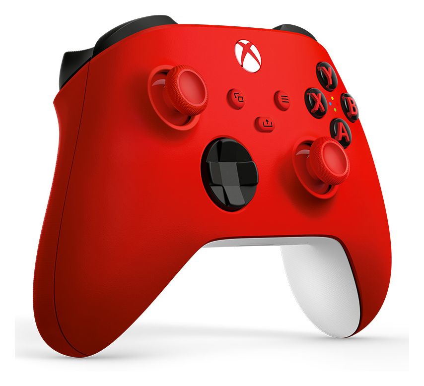 Xbox Wireless Controller Analog / Digital Gamepad für Android, PC, Xbox One, Xbox Series S, Xbox Series X, iOS  (Rot, Weiß) 