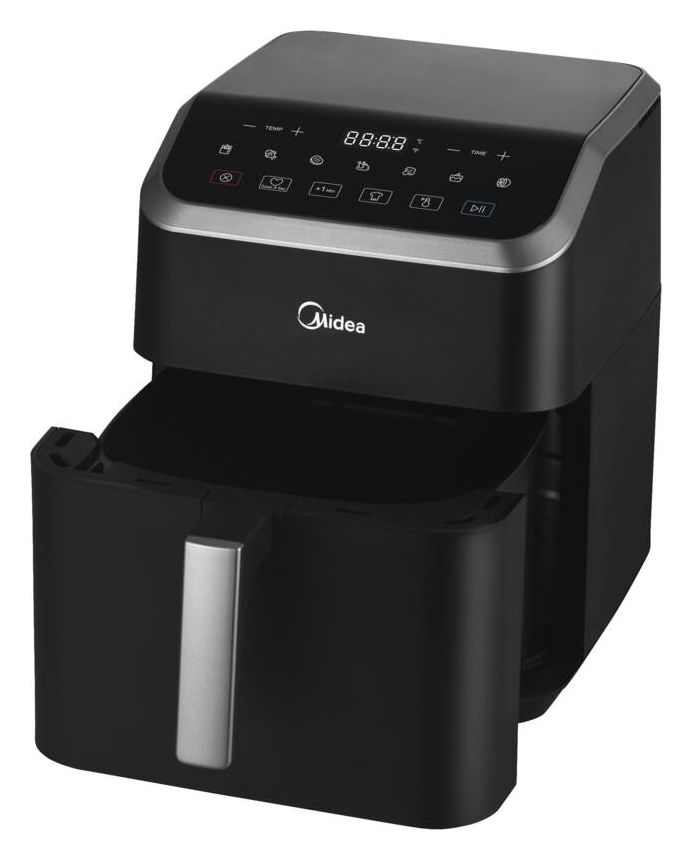 MAD55000ADK Heißluftfritteuse 5,2 l 1600 W  (Schwarz, Grau) 