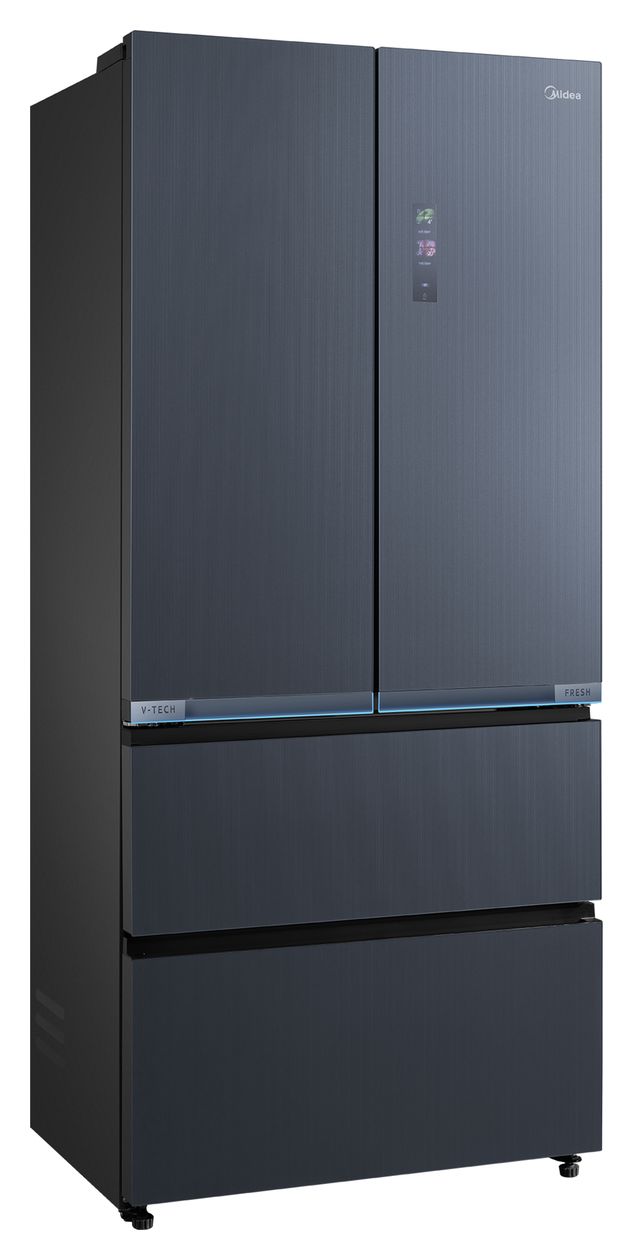 MDRF705BIE70 Side-by-Side Kühl-/ Gefrierkombination French Door 345 l / 170 l 307 kWh 1910 mm x 600 mm  (Grau) 