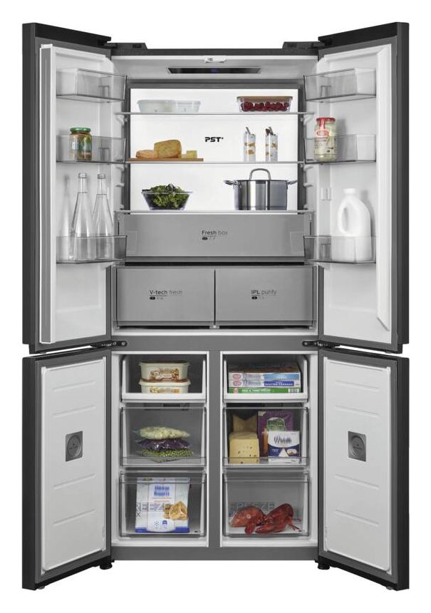 MDRM706BIE70 Side-by-Side Kühl-/ Gefrierkombination French Door 345 l / 170 l 307 kWh NoFrost 1910 mm x 833 mm  (Blau) 