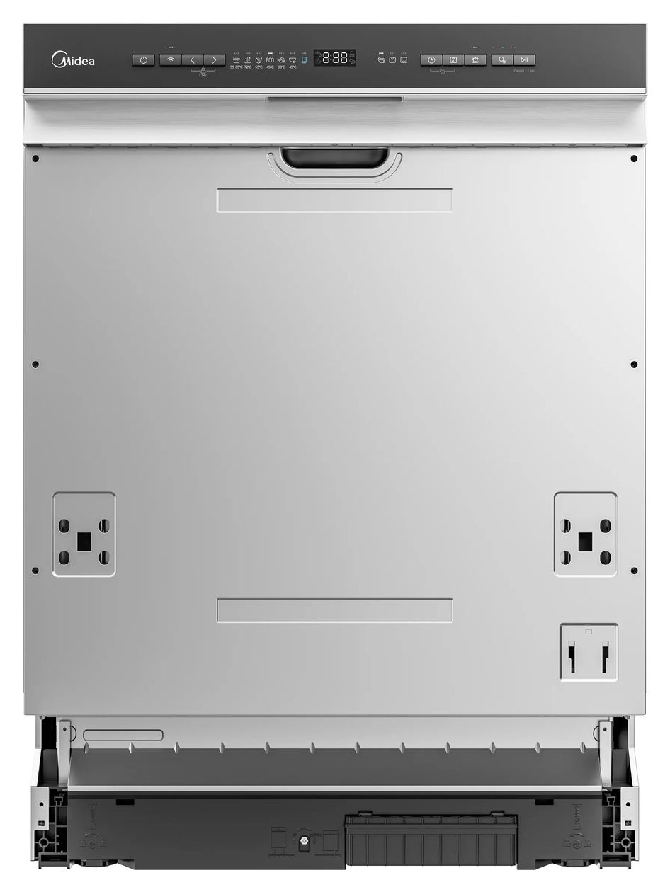 MDWES1433DSS-RB 60 cm Geschirrspüler teilintegriert (ohne Front) Sehr leise 14 Maßgedecke aquaStop Funktion 