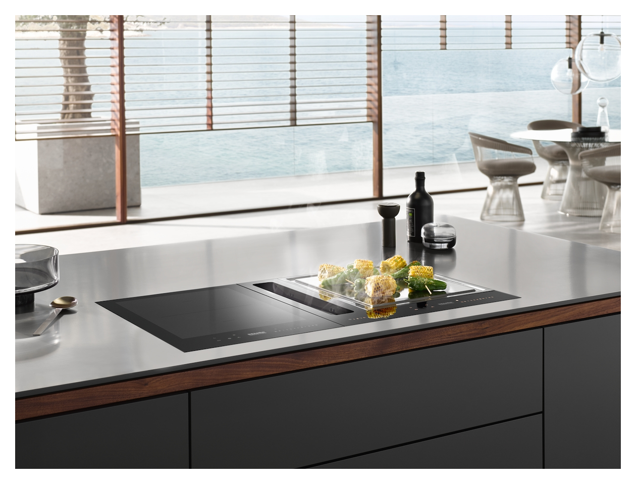 CSDA7001FL Abluft Dunstabzugshaube/Esse Tisch 120 mm (Schwarz) 