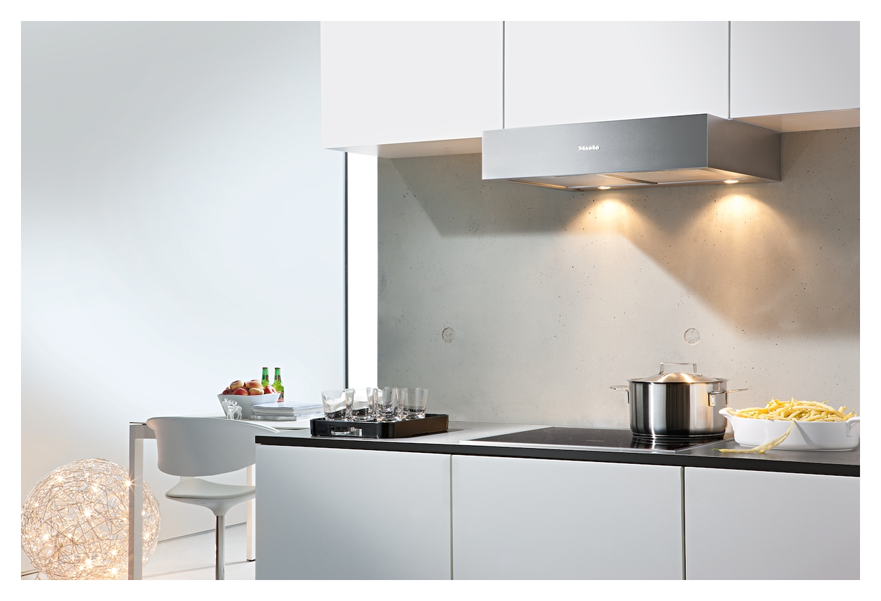 DA1260 Abluft/Umluft Dunstabzugshaube/Esse Unterbau 60 cm (Edelstahl) 