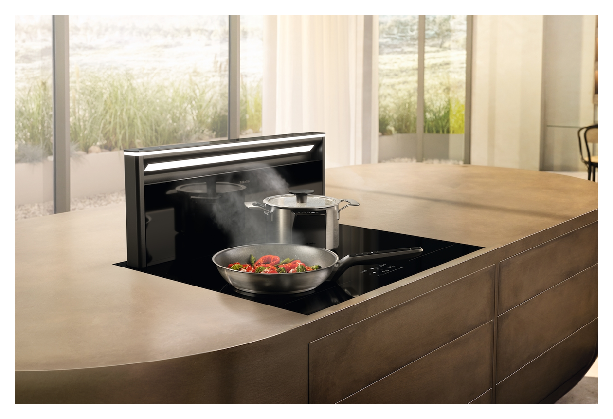 DAD6880 Abluft/Umluft Dunstabzugshaube/Esse Tisch 80 cm (Schwarz) 