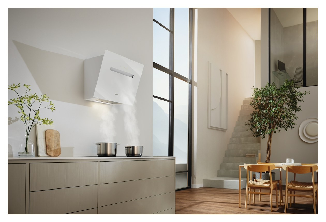 DAH1650 Active Abluft/Umluft Dunstabzugshaube/Esse Wand 60 cm (Weiß) 