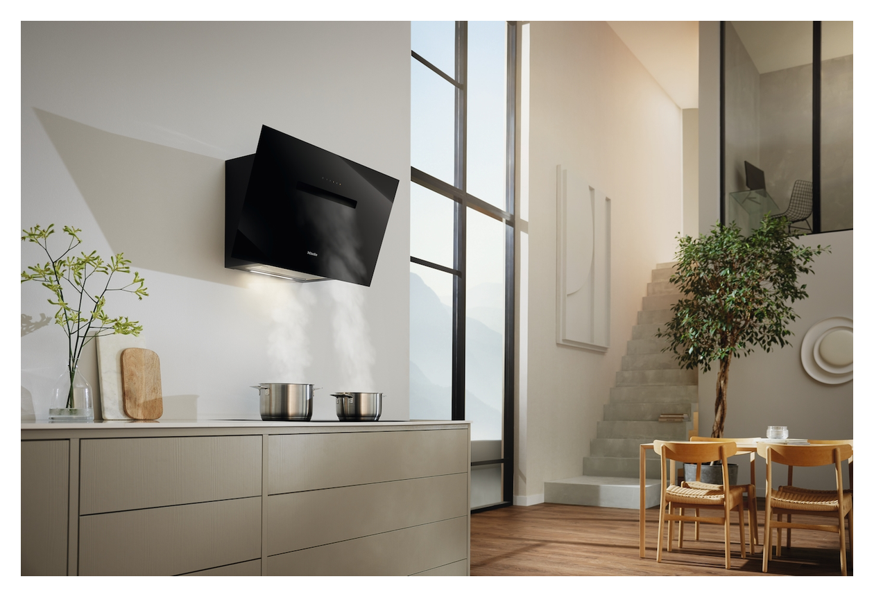 DAH1850 Active Abluft/Umluft Dunstabzugshaube/Esse Wand 798 mm (Schwarz) 