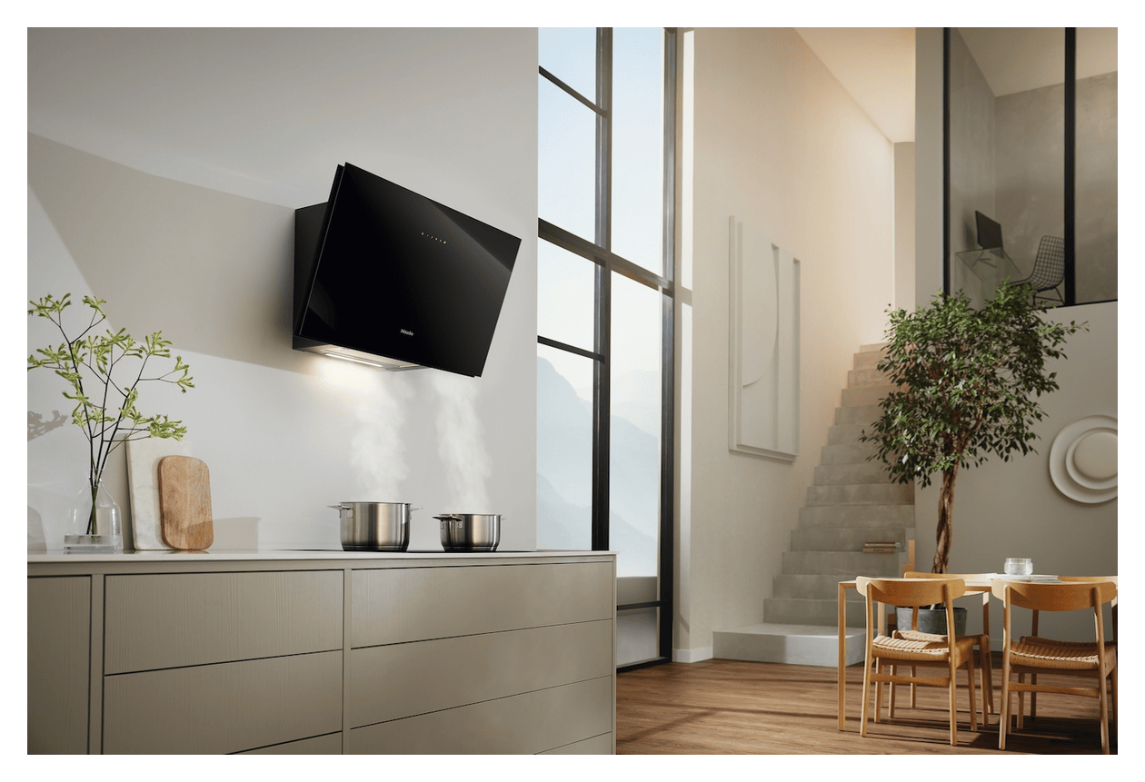 DAH2860 Escala Abluft/Umluft Dunstabzugshaube/Esse Wand 798 mm (Schwarz) 