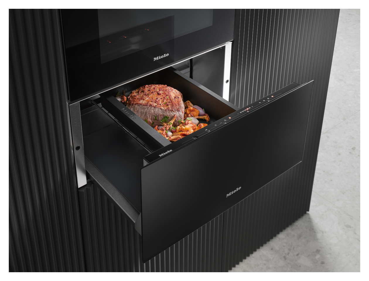 ESW7020 Wärmeschublade 88 cm 40 - 85 °C (Schwarz) 