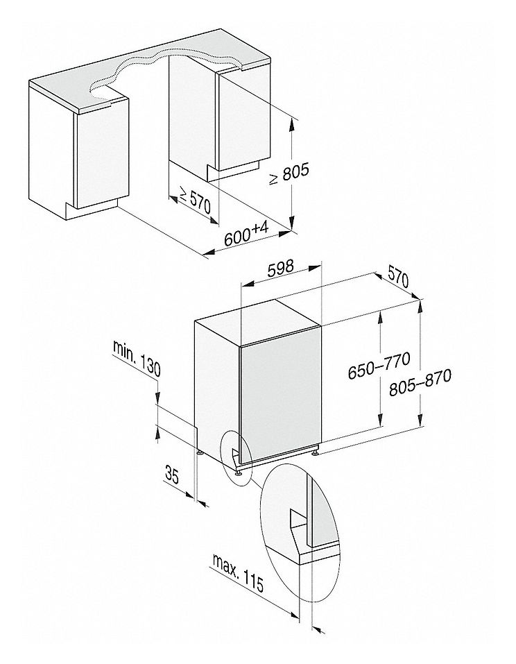 G7683SCVi AutoDos K2O 60 cm Geschirrspüler vollintegriert (ohne Front) Sehr leise 14 Maßgedecke Kondensations 