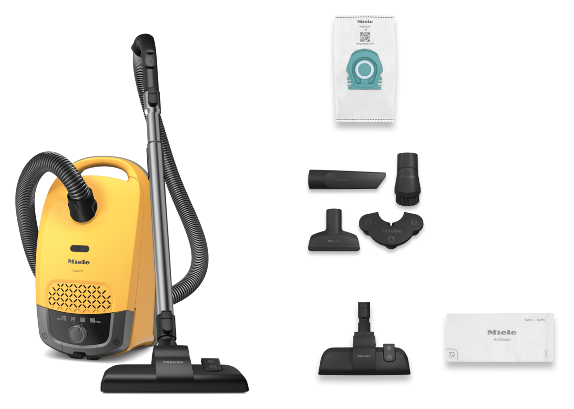 Guard S1 Bodenstaubsauger mit Staubbeutel 890 W Miele AirClean  (Gelb) 