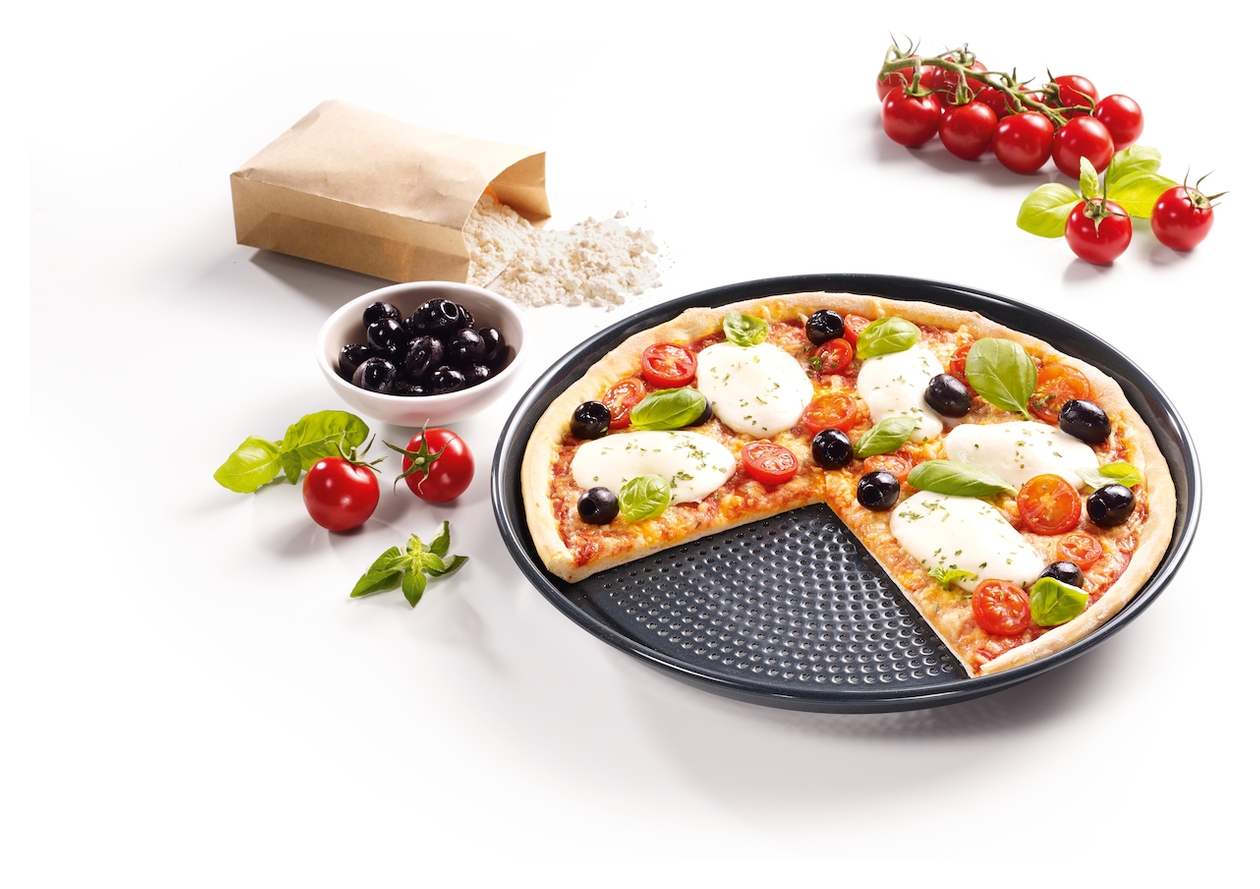 HBFP27-1 Runde Back- und AirFry-Form gelocht 27 cm 