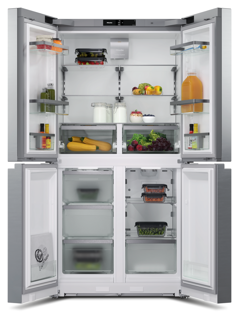 KFFD6741 Side-by-Side Kühl-/ Gefrierkombination French Door 356,4 l / 220 l 269 kWh NoFrost 1805 mm x 906 mm  (Edelstahl) 