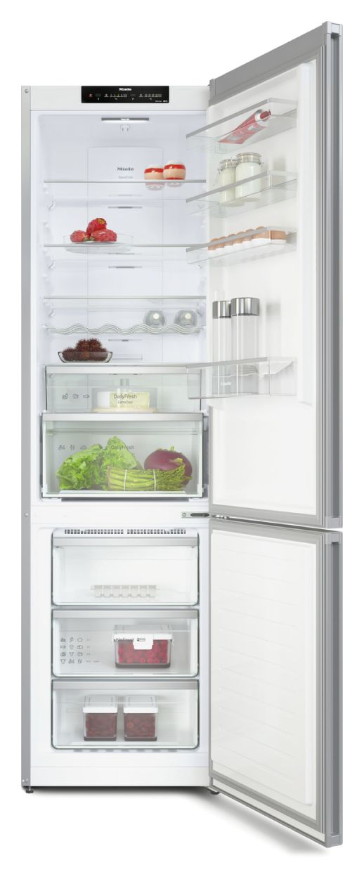 KFN4394ED 279 l / 89 l Kühl-Gefrierkombi freistehend NoFrost 238 kWh Jahr  (Silber) 