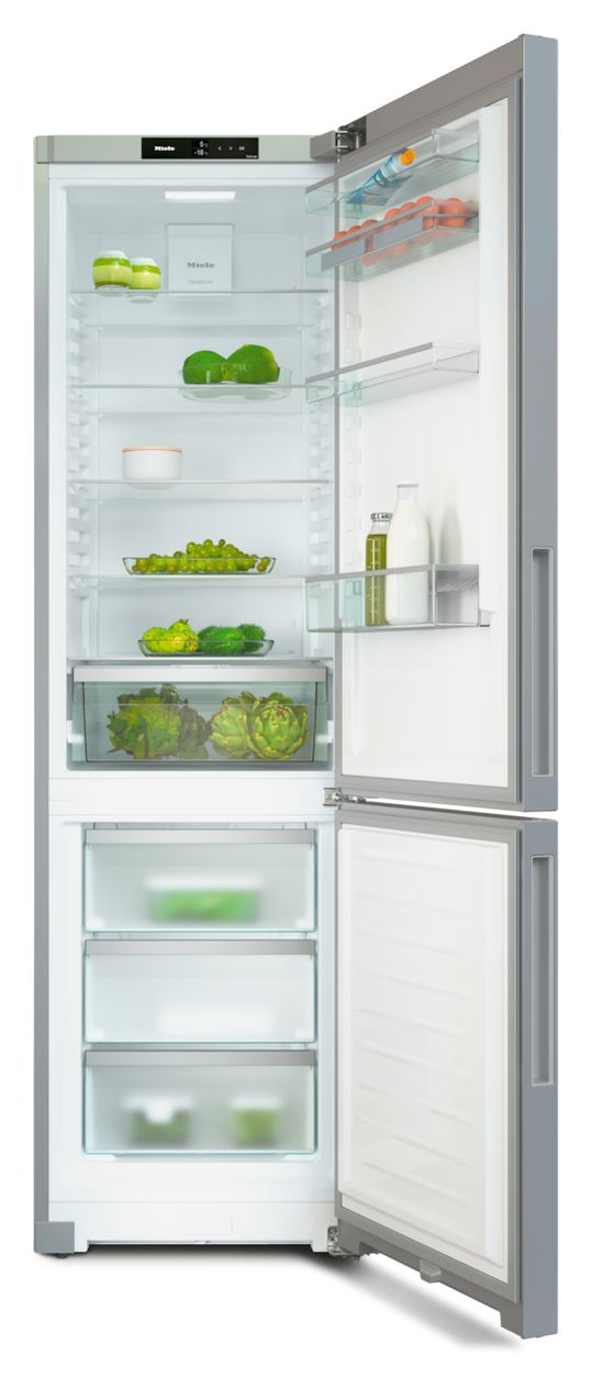 KFN4395CD 268 l / 103 l Kühl-Gefrierkombi freistehend NoFrost 162 kWh Jahr  (Edelstahl) 