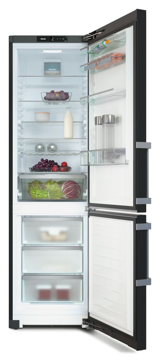 KFN4795BD 270 l / 103 l Kühl-Gefrierkombi freistehend 129 kWh Jahr  (Schwarz) 