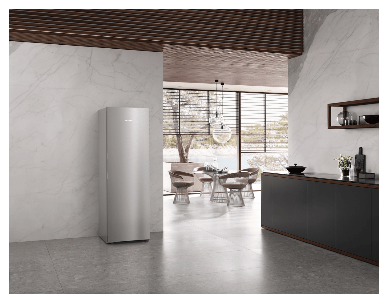 KS4887DD 399 l / 387 l Kühlschrank freistehend EEK: D 134,5 kWh Jahr  (Silber) 