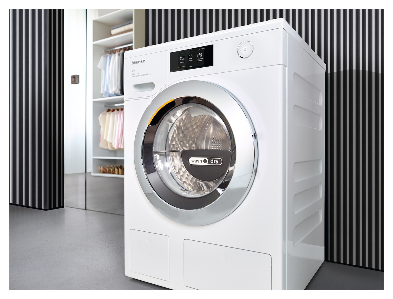 WTR860WPM 8 kg 5 kg Kondensations Waschtrockner 1600 U/min 