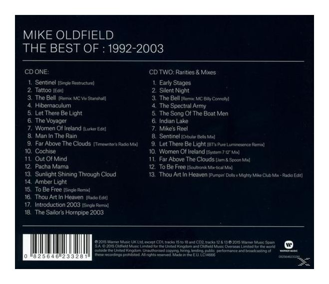 Mike Oldfield - Best Of Mike Oldfield:1992-2003 