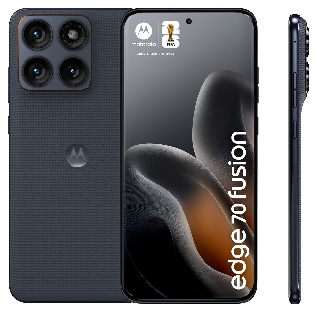 Edge 70 Fusion 256 GB 5G Smartphone 17,2 cm (6.78") 2,5 GHz Android 50 MP Dual Kamera Dual Sim WiFi 6E (PANTONE Silhouette) 