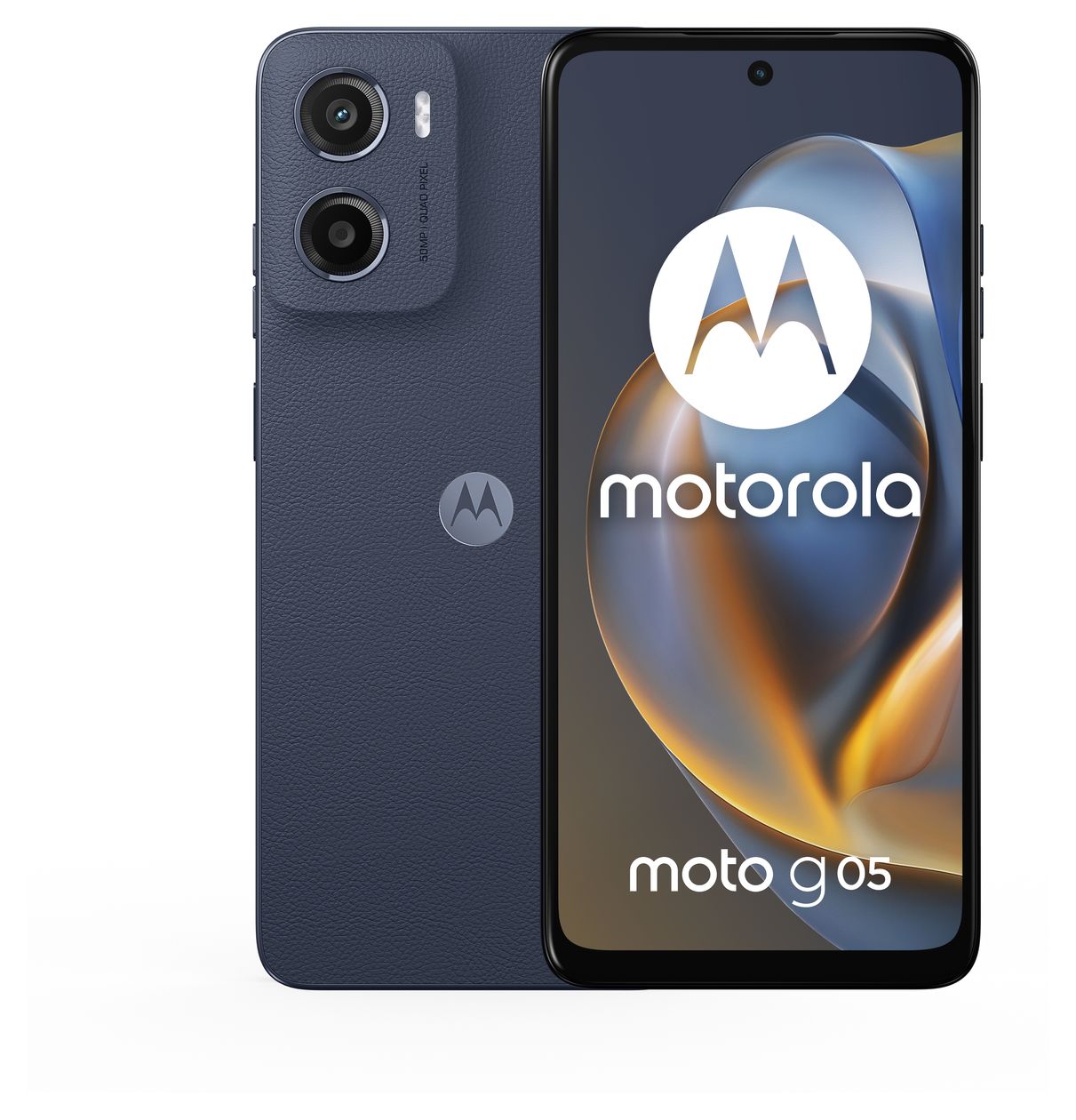 Moto G05 128 GB 4G Smartphone 16,9 cm (6.67 Zoll) 2,0 GHz Android 50 MP Einzelne Kamera Kamera Dual Sim WiFi 5  (Blau) 