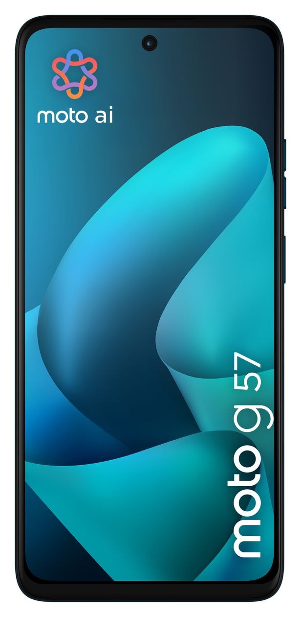 Moto g57 256 GB 5G Smartphone 17,1 cm (6.72") 2,4 GHz Android 50 MP Dual Kamera Dual Sim WiFi 5 (PANTONE Corsair) 