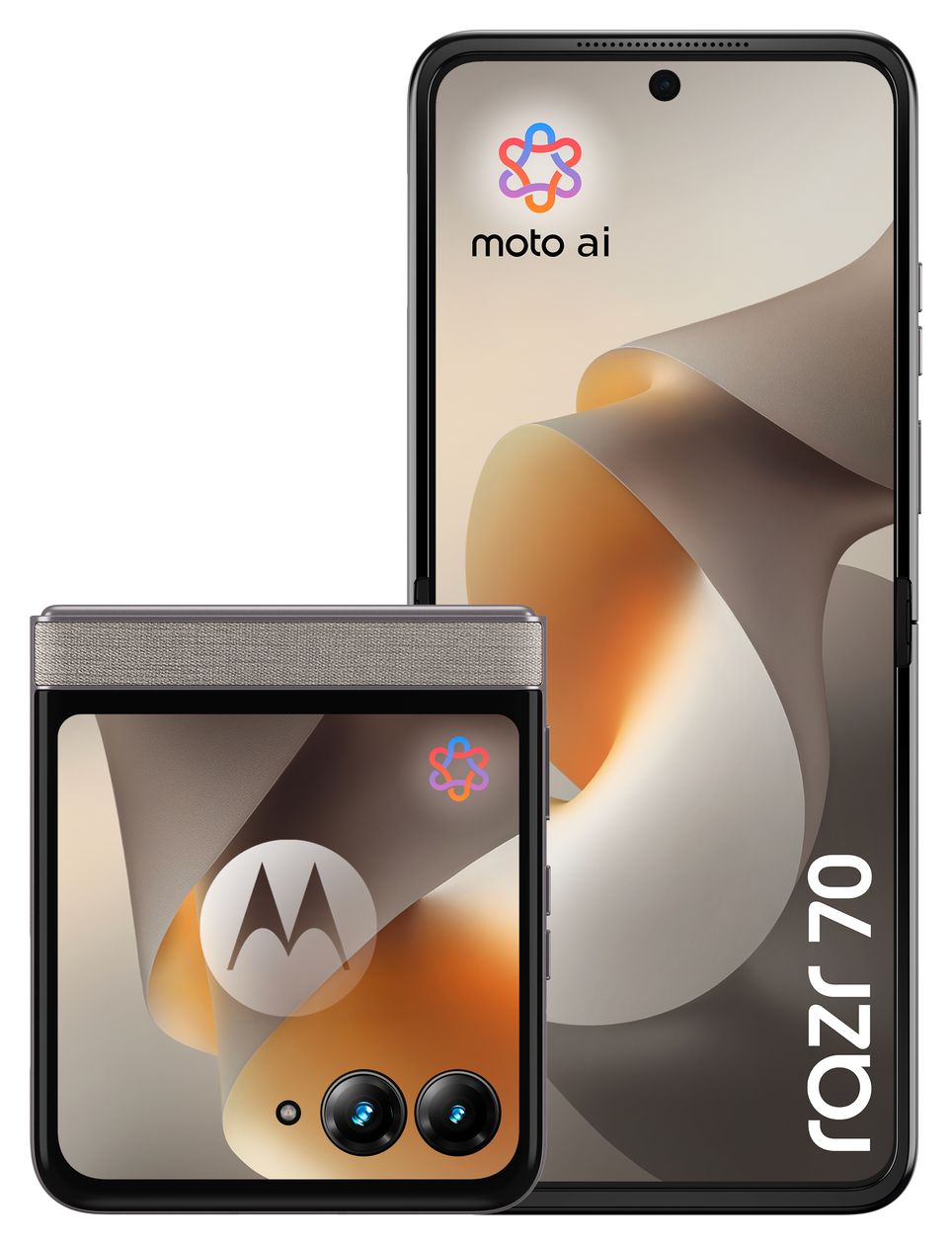 Razr 70 256 GB 5G Smartphone 17,5 cm (6.9 Zoll) Android 50 MP Dual Kamera Dual Sim WiFi 6E (PANTONE Hematite) 