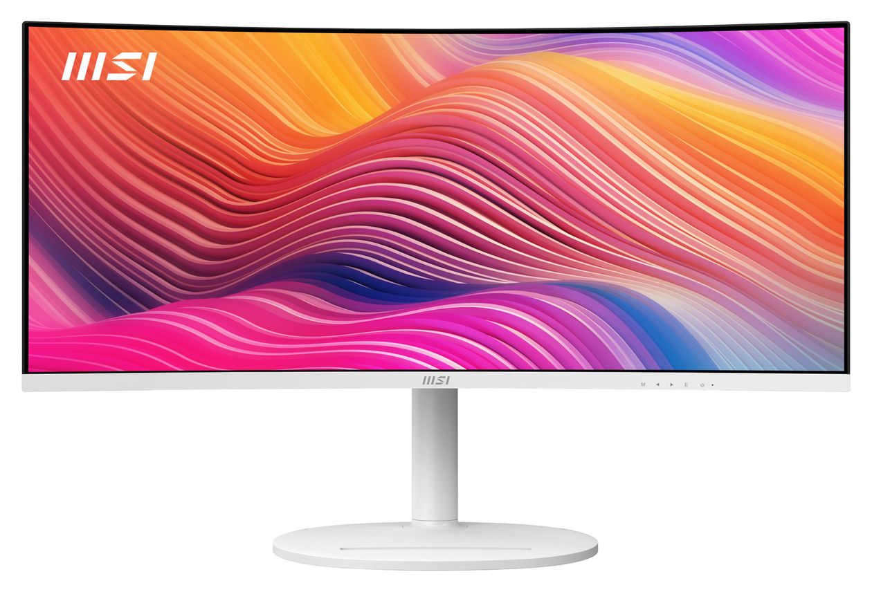 Modern MD342CQPWDE Quad HD Monitor 86,4 cm (34 Zoll) 21:9 4 ms 300 cd/m²  (Weiß) 