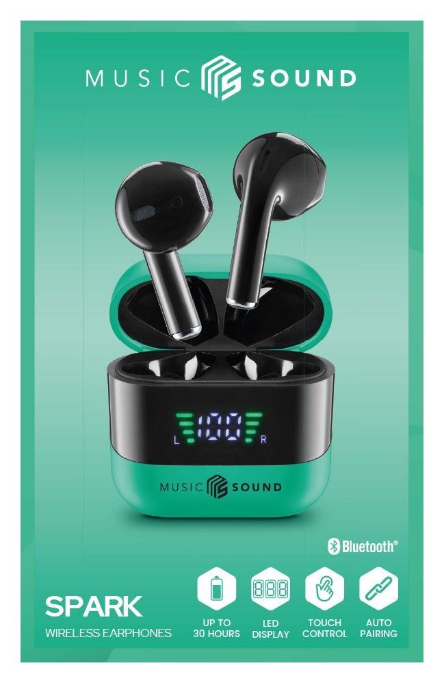 Spark In-Ear Bluetooth Kopfhörer Kabellos TWS  (Grün) 