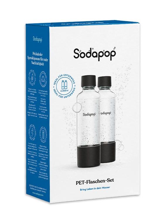 10026034 Logan PET-Flasche (2 x 0,85l) PET Karbonisiererflasche 850 ml Logan 