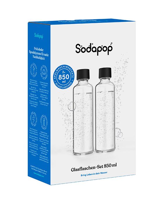 10028180 Logan Glasflaschen-Set 2x 850ml Glas Karbonisiererflasche 850 ml Logan 
