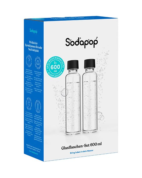 10028181 Logan Glasflaschen 2x 600 ml Glas Karbonisiererflasche 600 ml Logan 