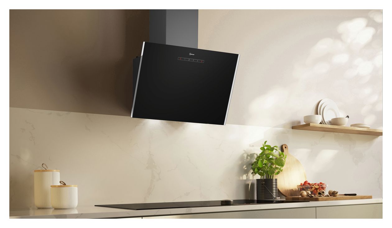 D63IDK1S0 Umluft Dunstabzugshaube/Esse Wand 60 cm (Schwarz) 