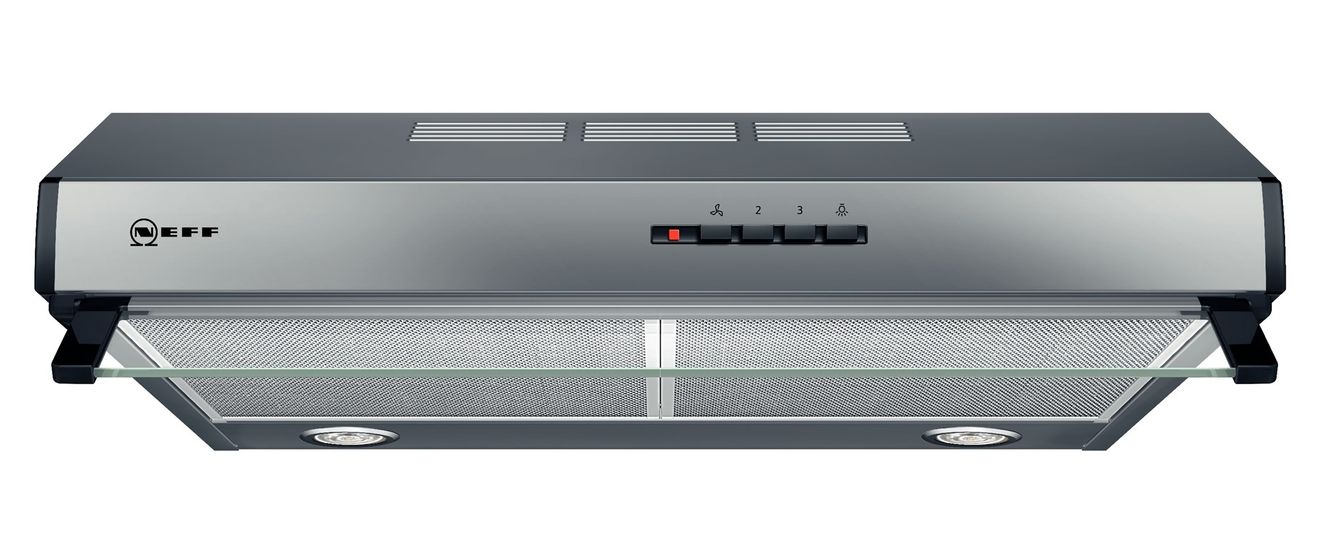 DEB1612N Abluft Dunstabzugshaube/Esse Wand 60 cm (Edelstahl) 
