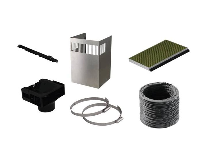 DMK65BCL (D65BCC2L0 + Z51FBI1L6) Abluft/Umluft Dunstabzugshaube/Esse Wand 60 cm (Edelstahl) 