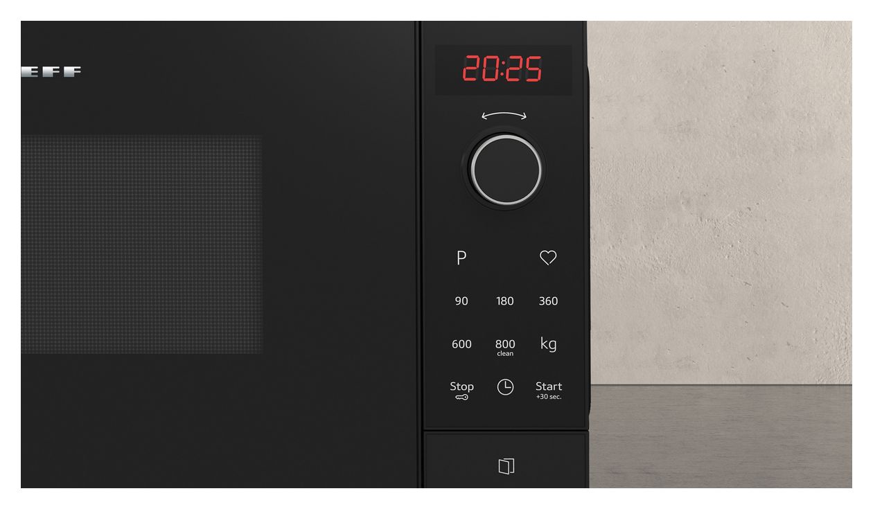 FLAWG20S2 Freistehende Mikrowelle 800 W Größe: klein 5 Stufen  (Schwarz) 