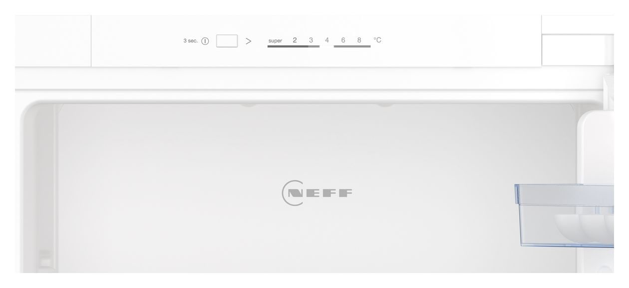 N30 KI1211SE0 Schlepptür 136 l 88 cm Einbaukühlschrank EEK: E 92 kWh Jahr 