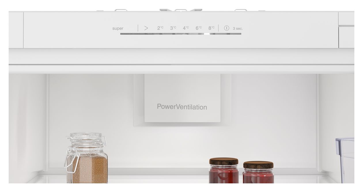 N30 KI1811SE0 Schlepptür 310 l 177,5 cm Einbaukühlschrank EEK: E 114 kWh Jahr 