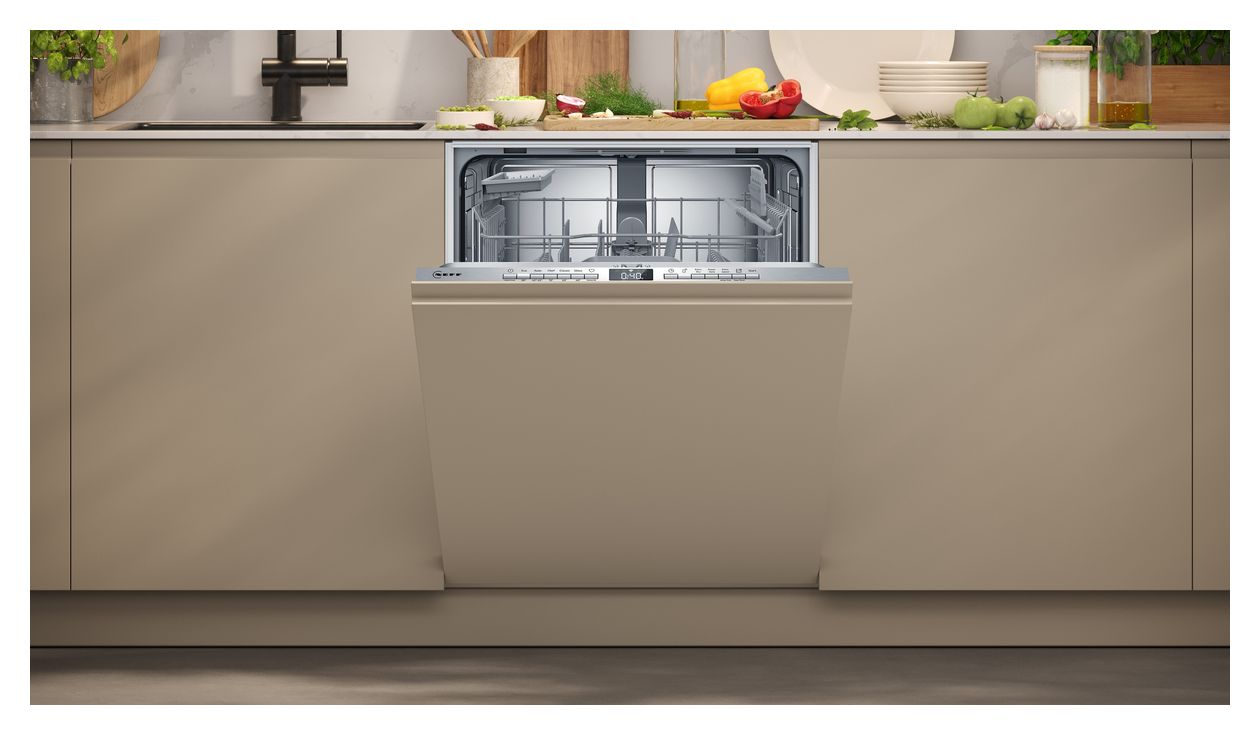 N50 S155HTX06E 60 cm Geschirrspüler vollintegriert (ohne Front) Leise 13 Maßgedecke aquaStop Funktion Wärmetauscher 