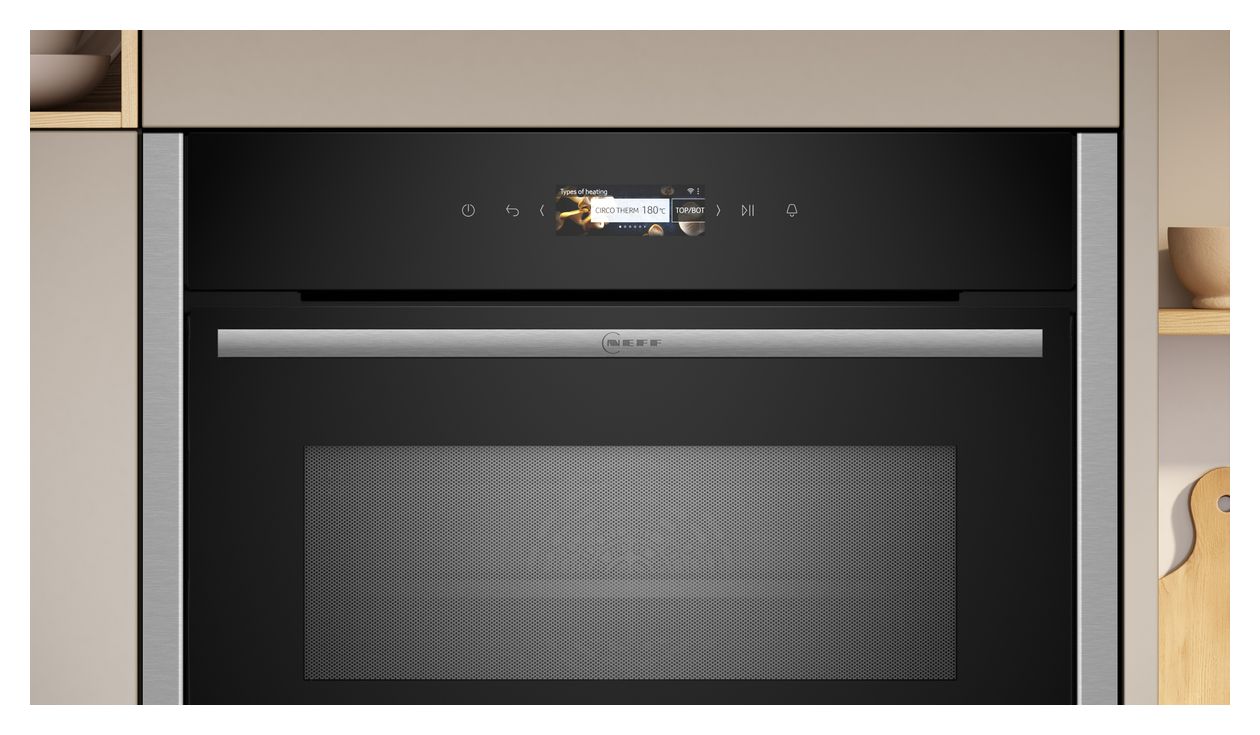 N70 C24MR21N0 Einbaubackofen kompakt AutoClean Mikrowelle 