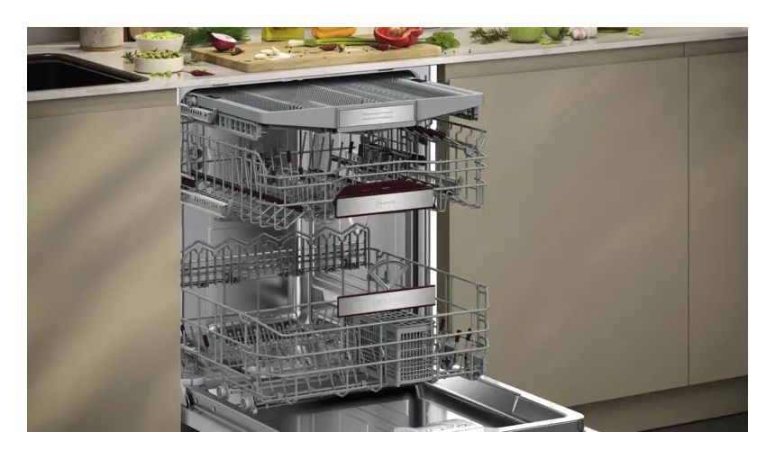 N70 S257ECX0ME 60 cm Geschirrspüler Voll integriert Sehr leise 14 Maßgedecke aquaStop Funktion Wärmetauscher 