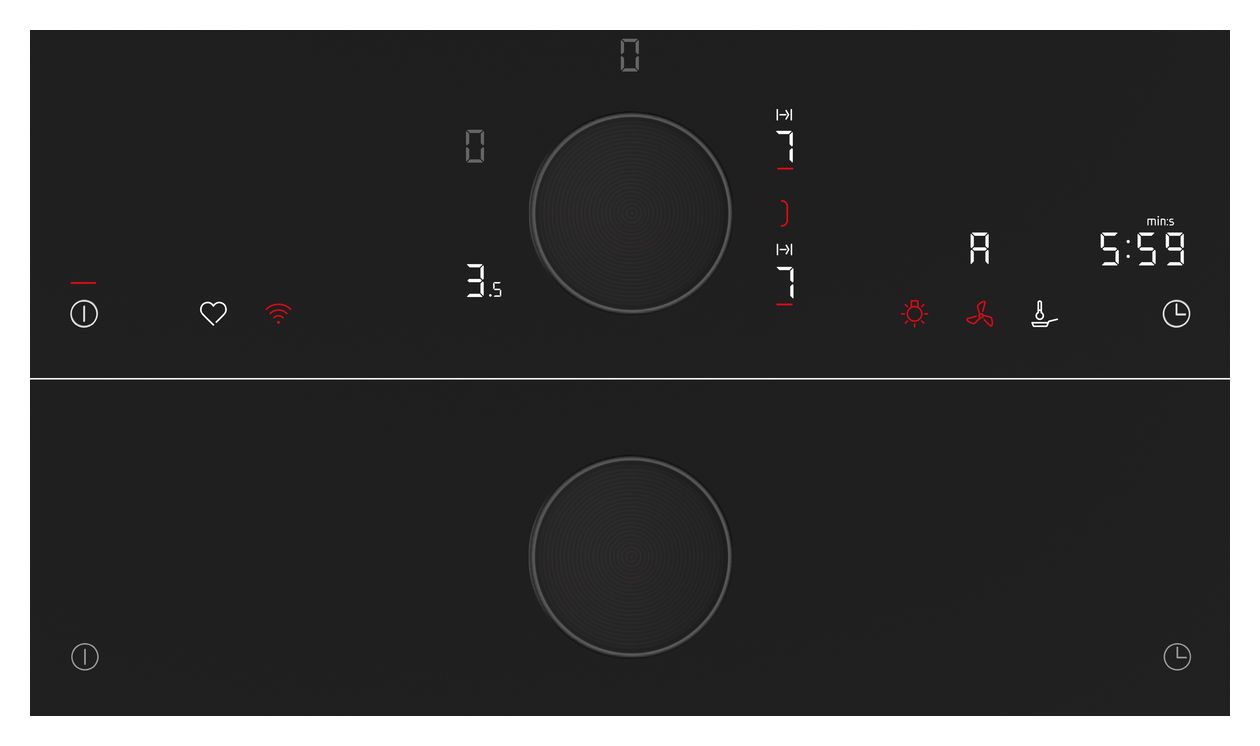 T68PTV4L0 autarkes 80 cm Induktions Kochfeld/Herdplatte 5 Zone(n) 