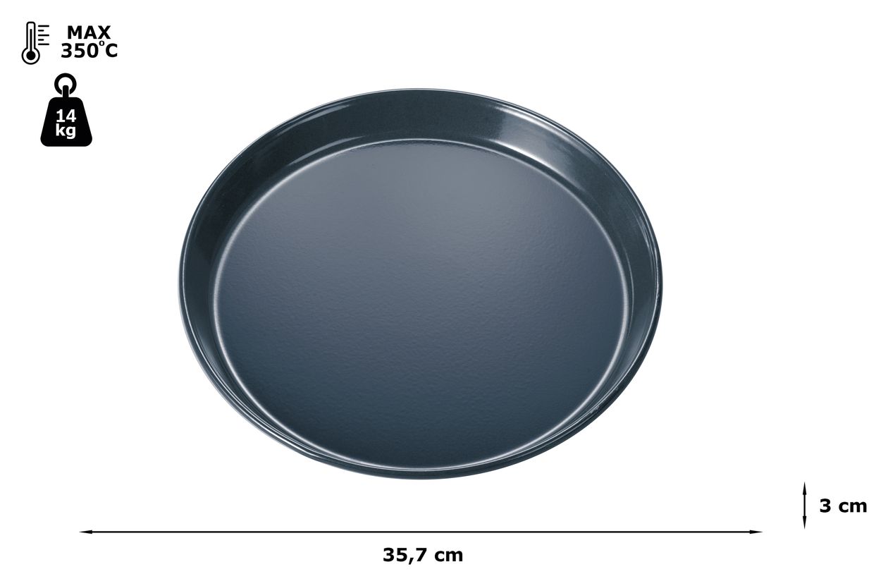 Z12CP10A0 Pizzaform spülmaschinengeeignet 35,7cm x 3cm 