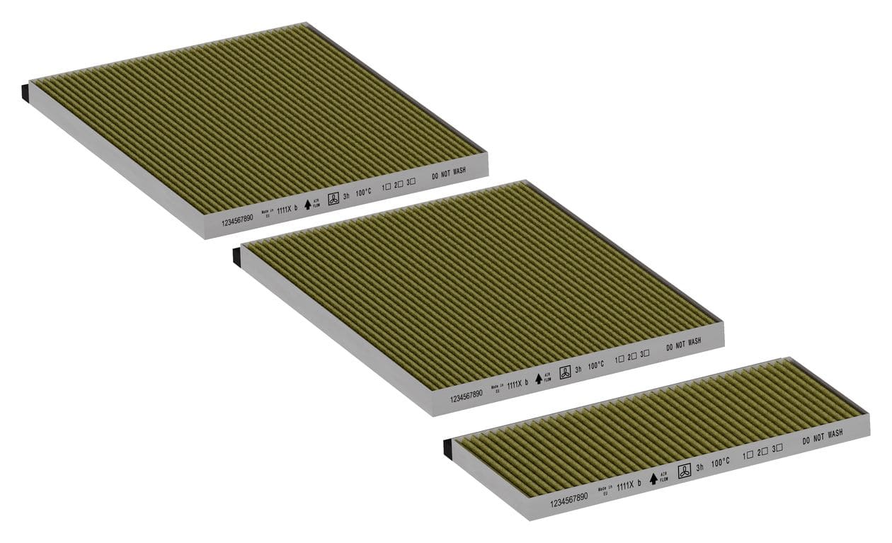 Z51BIV1X6 Long-life Clean Air Umluftset (Grün/Grau) 
